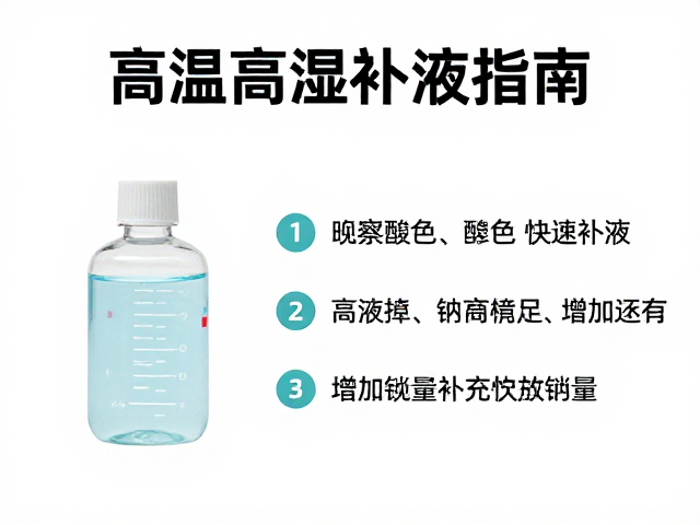 高温高湿补液指南,观察尿液颜色快速补液并增加钠量