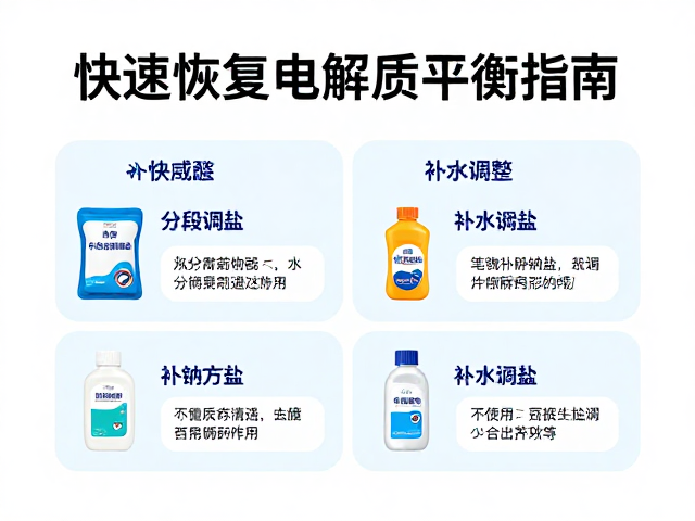 运动后分段补水补钠盐,快速恢复电解质平衡指南