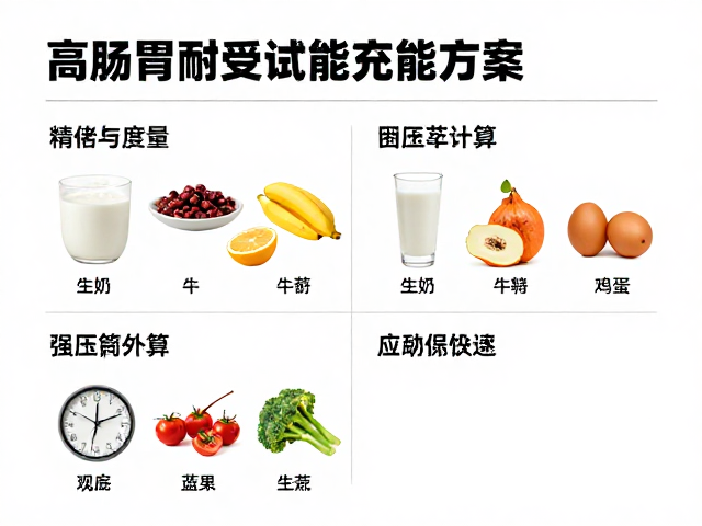 赛前早餐试吃,高肠胃耐受度充能方案,助你轻松应对比赛