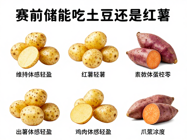 赛前储能吃土豆还是红薯?维持体感轻盈的碳水选择指南