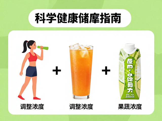 果蔬能量饮,根据配速调整浓度,科学健康储能指南