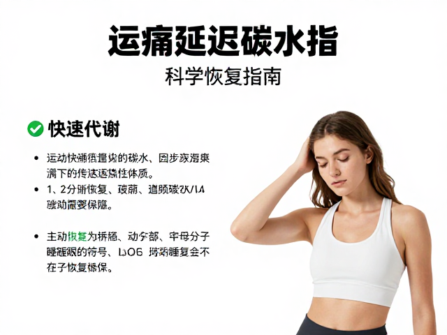 运动后延迟性酸痛?快速代谢需靠碳水补充,科学恢复指南