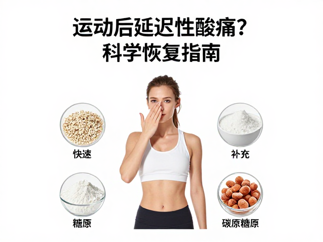 运动后延迟性酸痛?快速代谢需靠碳水补充,科学恢复指南