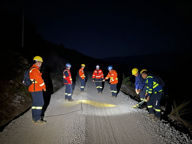夜间砂石路救援,山地救援队如何破解能见度难题