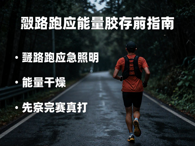 湿路跑应急照明与能量胶干燥存放指南，安全完赛必备技巧