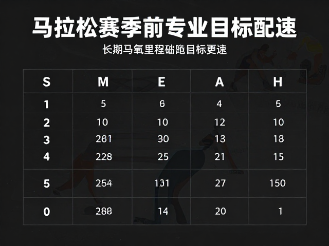 马拉松赛季前专项储备，通过长线特训锁定目标配速
