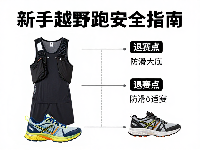 野跑适配防滑大底,退赛点设置,新手越野跑安全指南