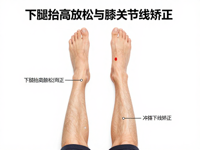 步力提升指南，下肢抬高放松与膝关节对线矫正，告别膝盖痛