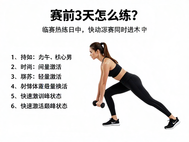 赛前3天怎么练?临赛热身,间歇训练,轻量激活,快速激活巅峰状态