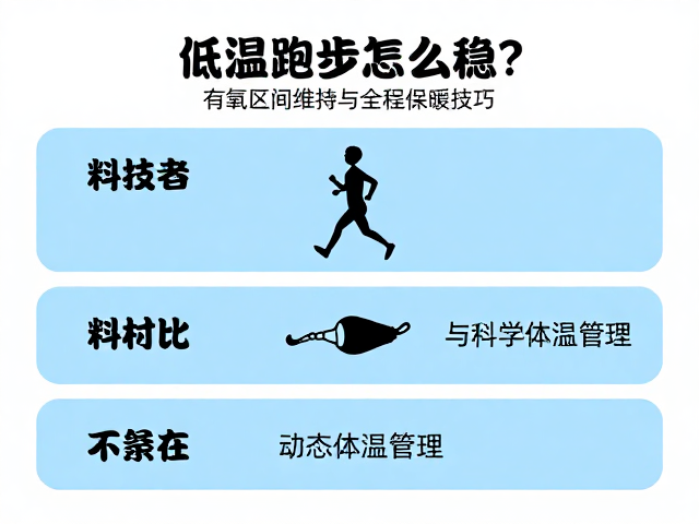 低温跑步怎么稳?有氧区间维持与全程保暖技巧