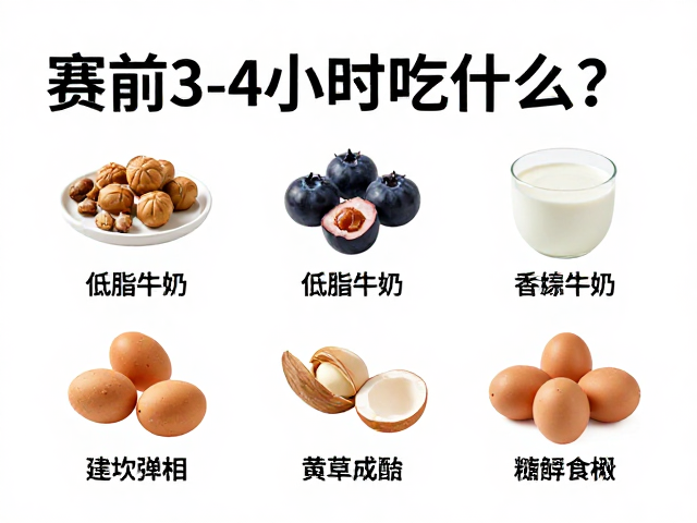 赛前3-4小时吃什么?低脂牛奶搭配食补,打造黄金体能补给方案
