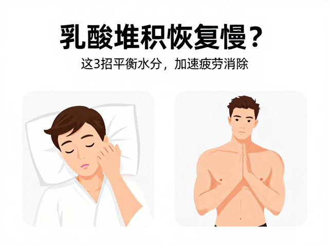 乳酸堆积恢复慢?试试这3招平衡水分,加速疲劳消除