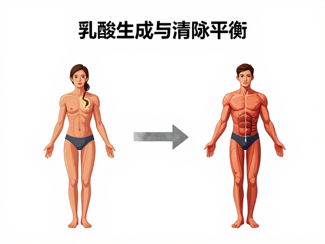 乳酸生成与清除平衡,快速代谢提升肌肉耐受力