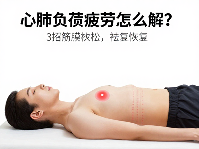 心肺负荷疲劳怎么解?3招筋膜放松祛疲恢复,快速找回活力