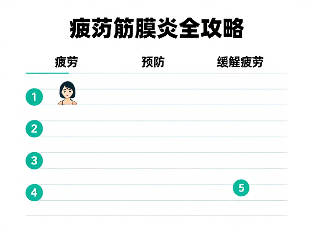 疲劳自评量表,3步缓解疲劳,预防足底筋膜炎全攻略