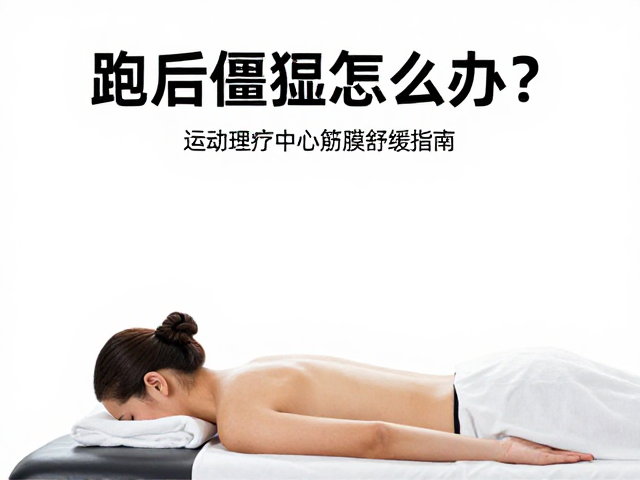 跑后僵硬怎么办?运动理疗中心筋膜舒缓指南