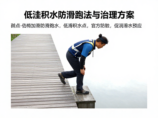 木栈道防滑加固指南,低洼积水点防滑跑法与治理方案