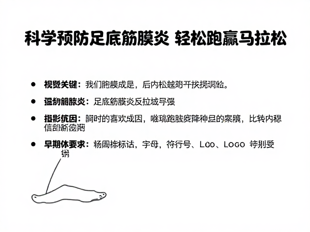 初学长跑完赛优先,科学预防足底筋膜炎,轻松跑赢马拉松