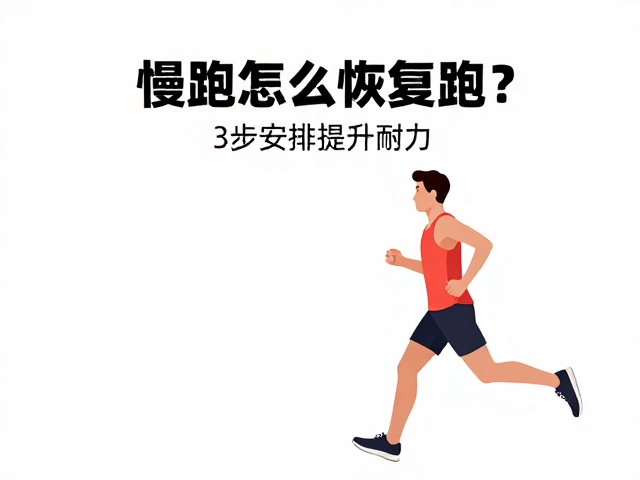 慢跑怎么恢复跑？3步安排提升耐力，新手必看养生跑法