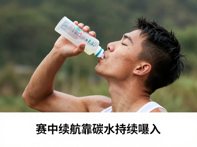 赛中续航靠碳水持续摄入，自我鼓励突破极限