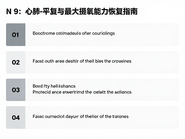 赛后两周有氧重建,心肺平复与最大摄氧能力恢复指南