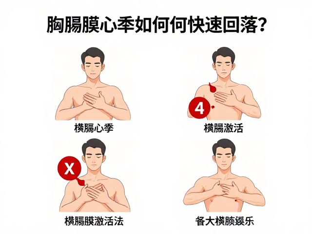 胸闷心悸时心率如何快速回落?横膈膜激活法助你缓解