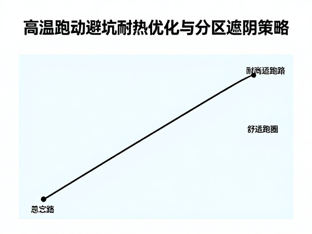 高温跑动避坑，耐热优化与分区遮阴策略，打造舒适跑圈