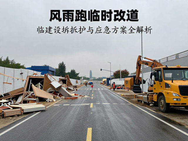 风雨跑法遇临时改道,临建设施拆除与应急方案全解析