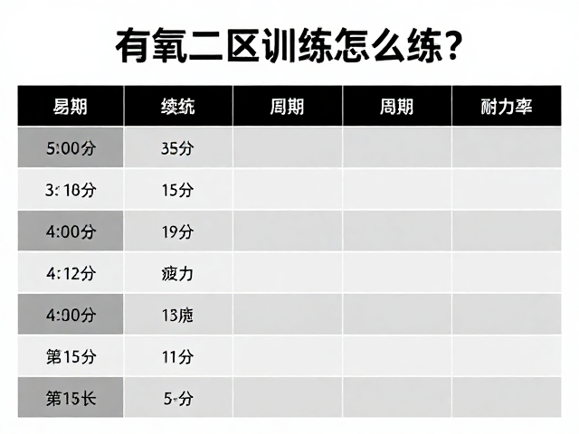 有氧二区训练怎么练?结合续航与主观疲劳感,科学提升耐力表现