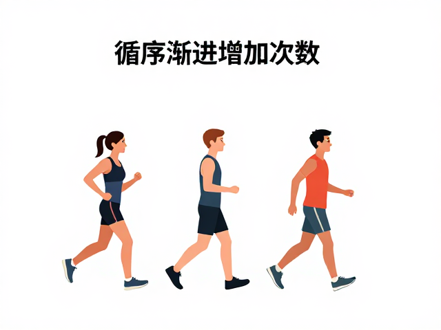 慢跑储能跑后慢走,循序渐进增加次数
