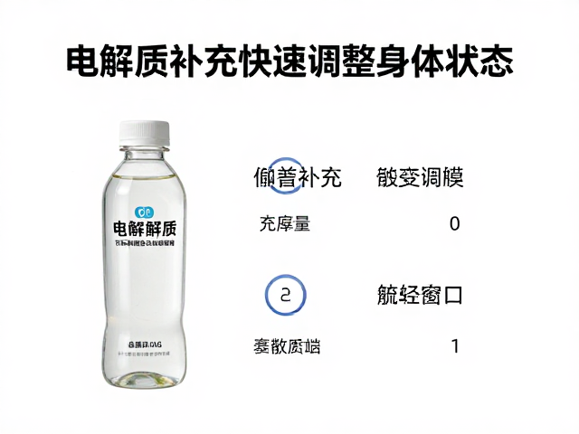 临赛拔高技巧,如何通过电解质补充快速调整身体状态