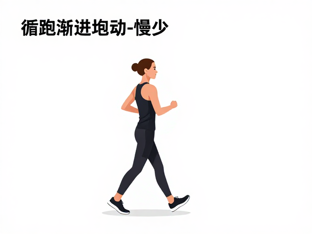 慢跑储能跑后慢走,循序渐进增加次数