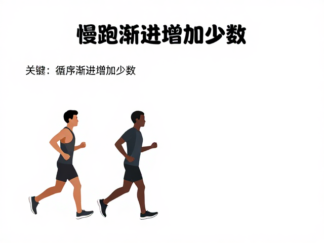 慢跑储能跑后慢走，循序渐进增加次数