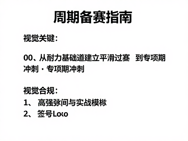 周期备赛指南,如何从耐力基础建立平滑过渡到专项期冲刺