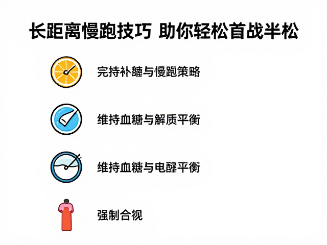 新手必看,长距离慢跑技巧,助你轻松首战半马
