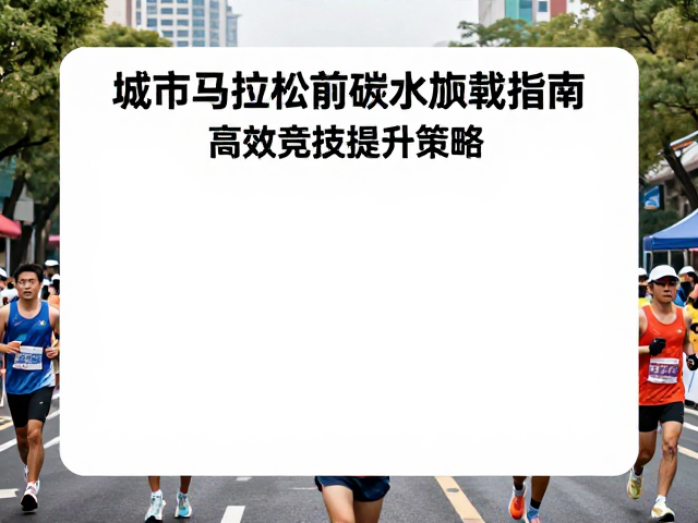 城市马拉松赛前碳水加载指南,高效竞技提升策略
