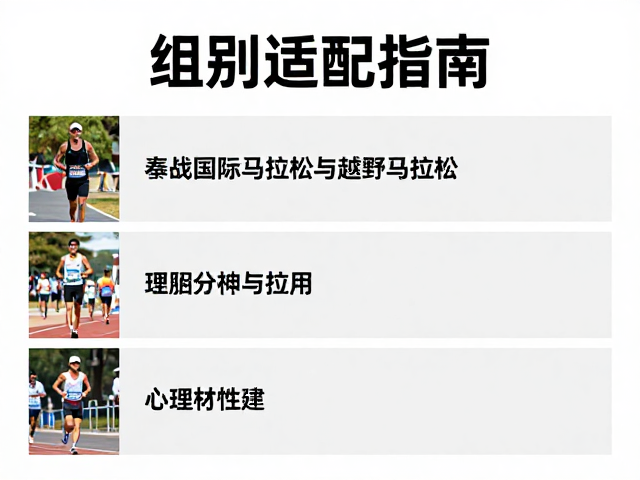 组别适配指南,如何备战国际马拉松与越野马拉松