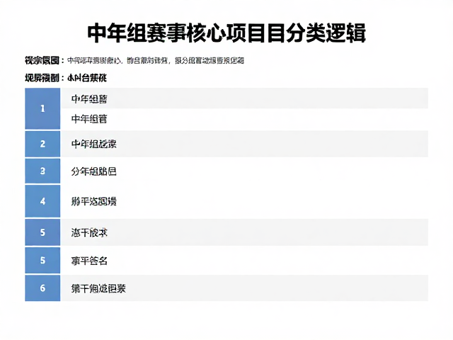 中年组破赛会纪录奖，如何区分项目并斩获荣誉？
