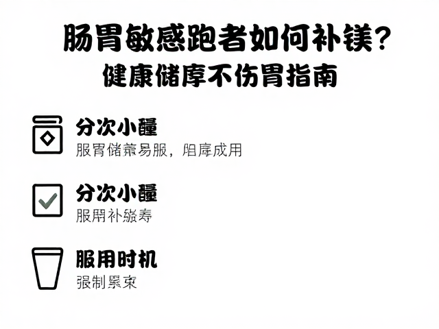 肠胃敏感跑者如何补镁?健康储能不伤胃指南
