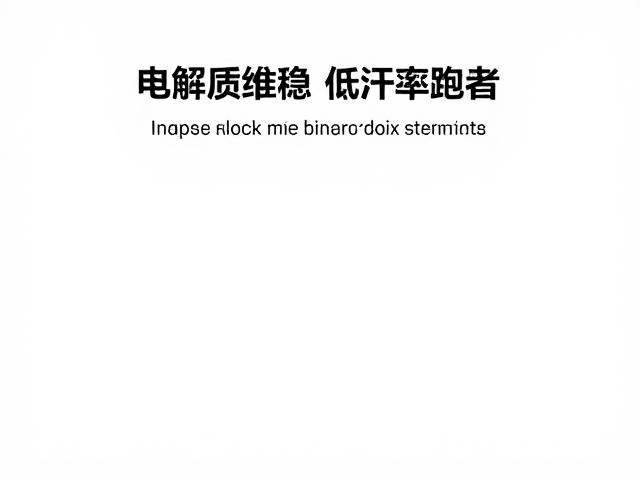 电解质维稳,低出汗率跑者如何精准补氯化物?