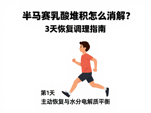 半马赛后乳酸堆积怎么消解?3天恢复调理指南