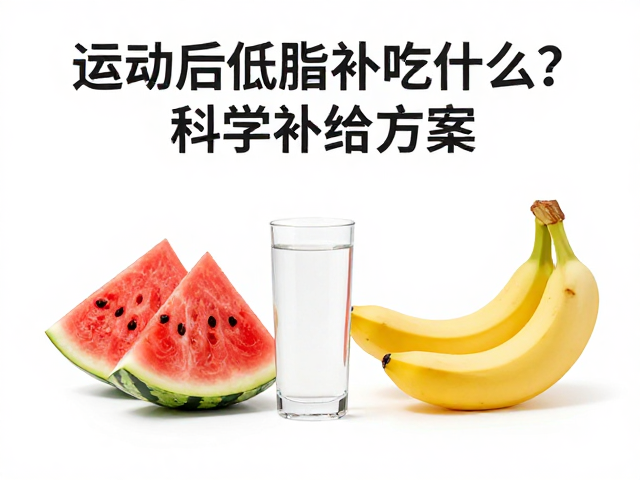 运动后低脂补吃什么？西瓜盐水与香蕉碳水的科学补给方案