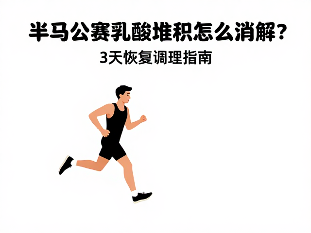 半马赛后乳酸堆积怎么消解?3天恢复调理指南