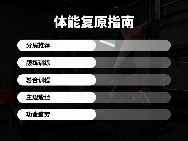 体能复原指南,分层康复训练计划结合主观疲劳评分法