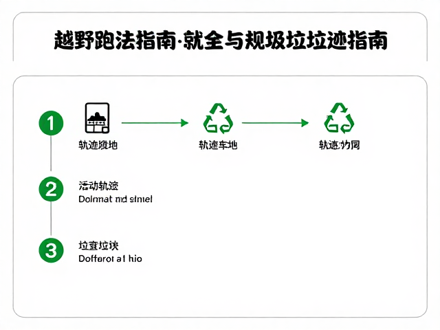 越野跑法指南,如何精准使用轨迹文件与规范垃圾回收点