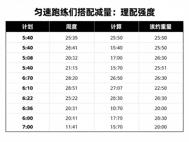 匀速跑训练如何搭配减量?用平均配速计算恢复期强度