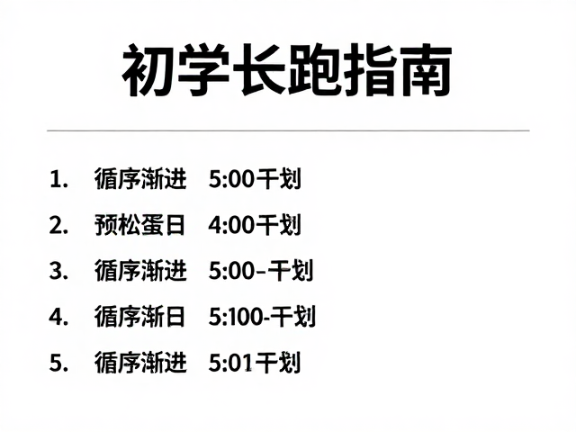 初学长跑指南,新手跑团如何轻松完成5公里连续跑