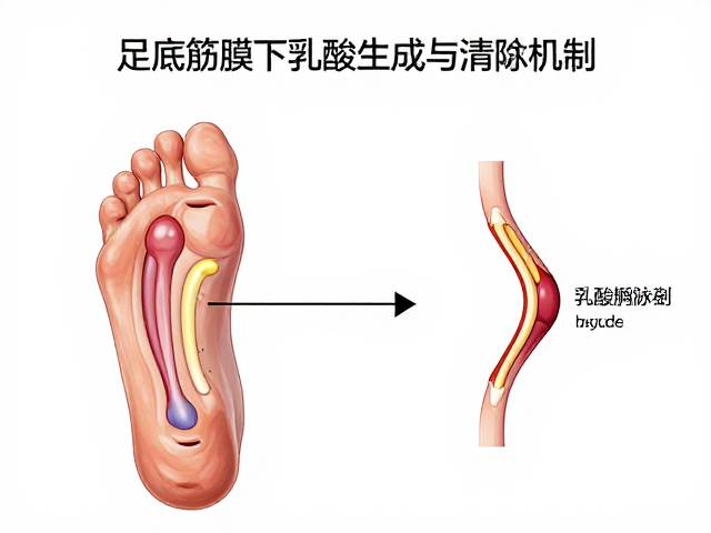 足底筋膜负荷下乳酸生成与清除机制，科学供能解析