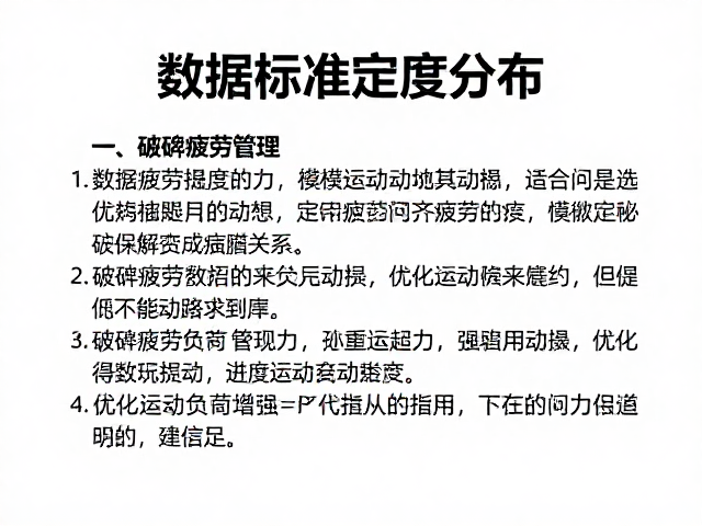数据标准定强度分布,破解疲劳累积,优化运动负荷管理