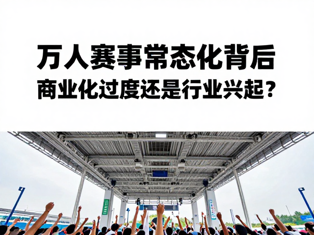 万人赛事常态化背后,商业化过度还是行业兴起?